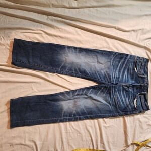 American‎ Eagle Denim Jeans Slim Fit Flex Wash Blue Mens Size 30x34